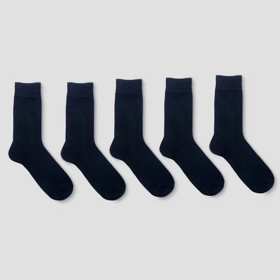 Men's Flat Knit Dress Socks 5pk - Goodfellow & Co™ - Image 2
