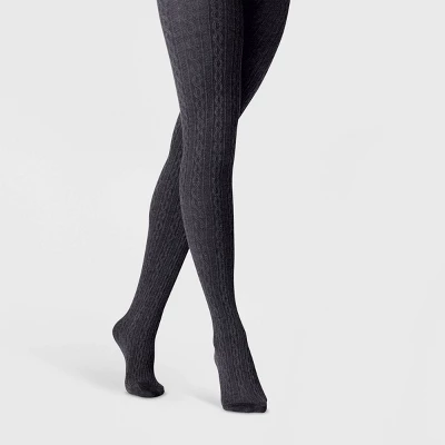 Women's Cable Sweater Tights - A New Day™ - Image 4