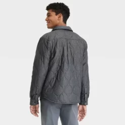 Men's Onion Quilted Lightweight Jacket - Goodfellow & Co™ Heathered Gray