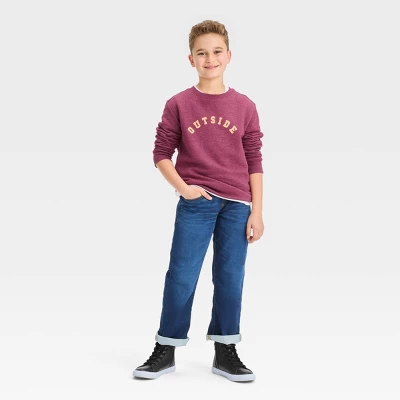 Boys' Athletic Straight Pull-On Pants - Cat & Jack™ - Image 2