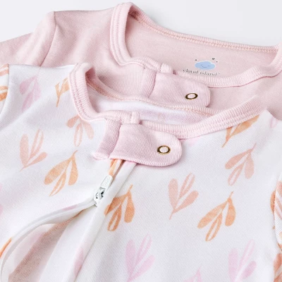 Baby Girls' 2pk Premium Sleep N' Play - Cloud Island™ - Image 2