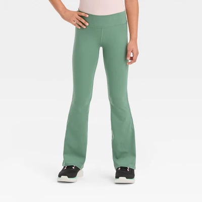 Girls' Flare Mid-Rise Leggings - All In Motion™ - Image 5