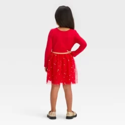 Toddler Girls' Tulle Dress - Cat & Jack™ Red