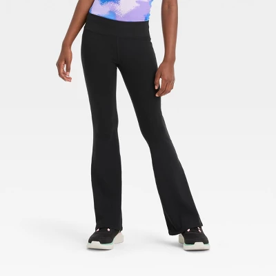 Girls' Flare Mid-Rise Leggings - All In Motion™ - Image 4