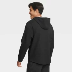 Men's Textured Fleece Hoodie - All In Motion™